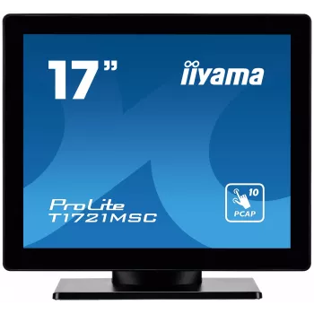 iiyama ProLite T1721MSC-B2 arvutimonitor 43,2 cm (17 tolli) 1280 x 1024 pikslit SXGA LED puuteekraan laualine must