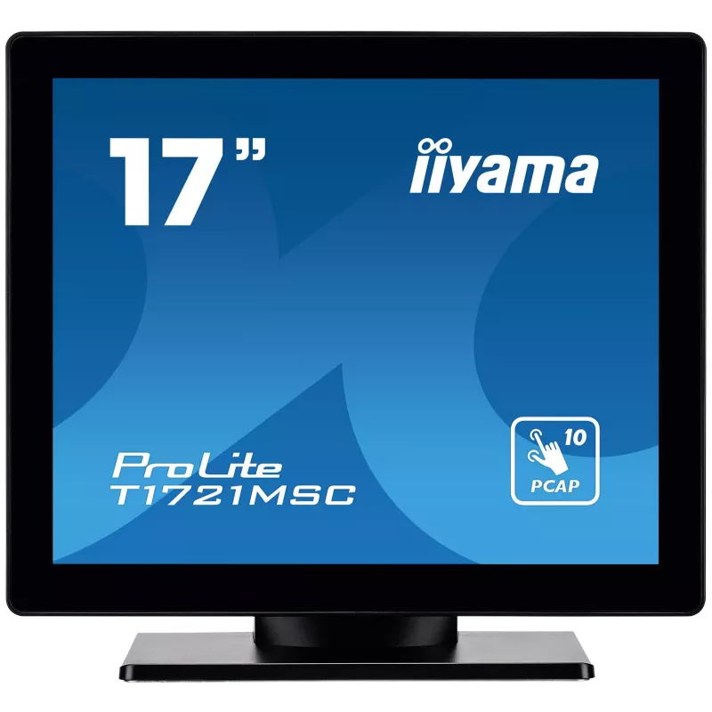 iiyama ProLite T1721MSC-B2 arvutimonitor 43,2 cm (17 tolli) 1280 x 1024 pikslit SXGA LED puuteekraan laualine must