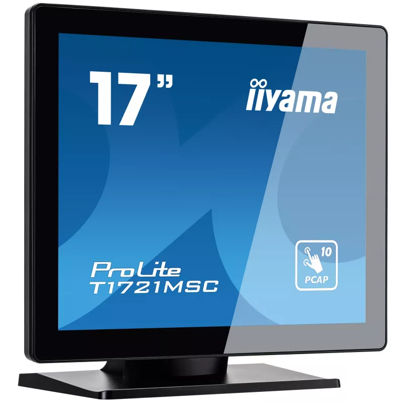 iiyama ProLite T1721MSC-B2 arvutimonitor 43,2 cm (17 tolli) 1280 x 1024 pikslit SXGA LED puuteekraan laualine must