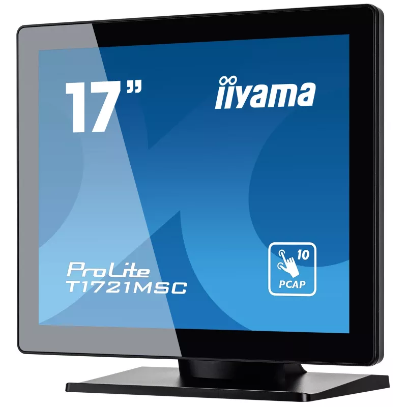 iiyama ProLite T1721MSC-B2 arvutimonitor 43,2 cm (17 tolli) 1280 x 1024 pikslit SXGA LED puuteekraan laualine must