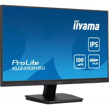 iiyama ProLite XU2493HSU-B7 arvutimonitor 60,5 cm (23,8 tolli) 1920 x 1080 pikslit Full HD LED Must