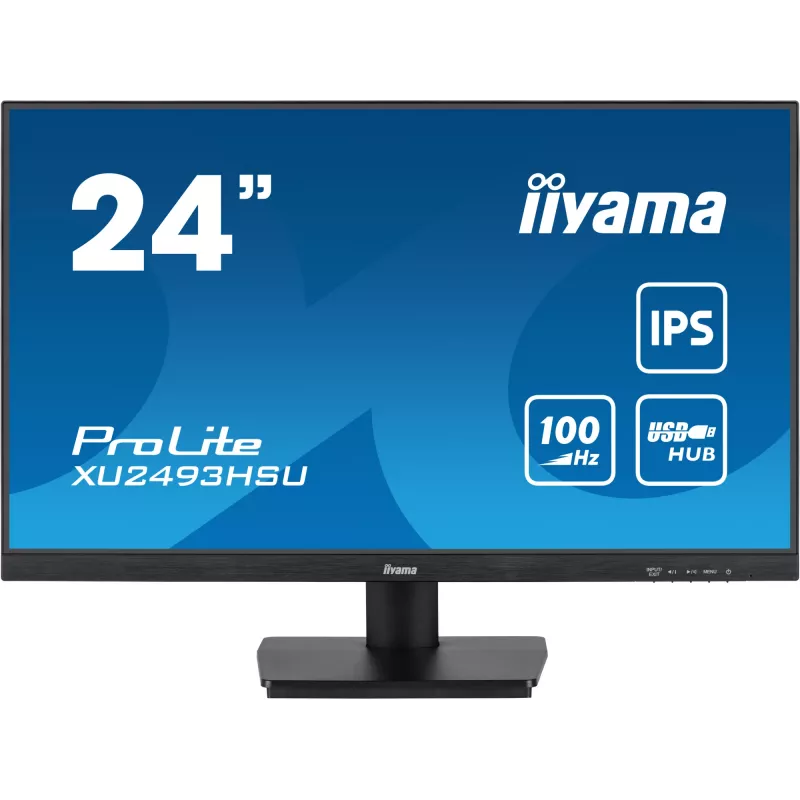 iiyama ProLite XU2493HSU-B7 arvutimonitor 60,5 cm (23,8 tolli) 1920 x 1080 pikslit Full HD LED Must