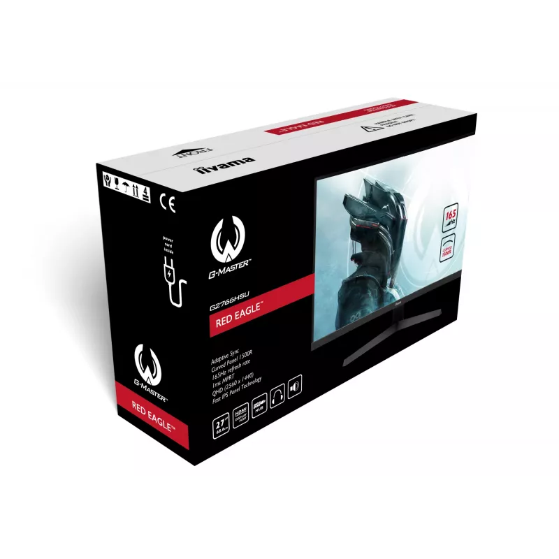 iiyama G-MASTER G2766HSU-B1 arvutimonitor 68,6 cm (27 tolli) 1920 x 1080 pikslit Full HD LED must