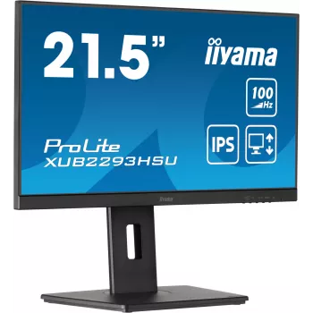 iiyama ProLite XUB2293HSU-B7 arvutimonitor 54,6 cm (21,5 tolli) 1920 x 1080 pikslit Full HD LED Must