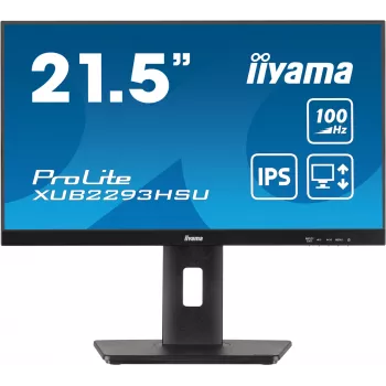 iiyama ProLite XUB2293HSU-B7 arvutimonitor 54,6 cm (21,5 tolli) 1920 x 1080 pikslit Full HD LED Must