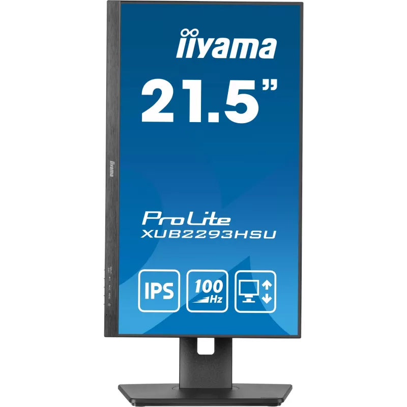 iiyama ProLite XUB2293HSU-B7 arvutimonitor 54,6 cm (21,5 tolli) 1920 x 1080 pikslit Full HD LED Must