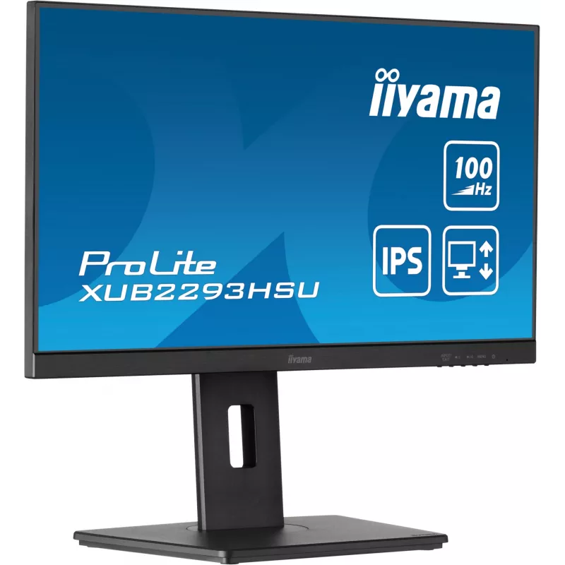 iiyama ProLite XUB2293HSU-B7 arvutimonitor 54,6 cm (21,5 tolli) 1920 x 1080 pikslit Full HD LED Must
