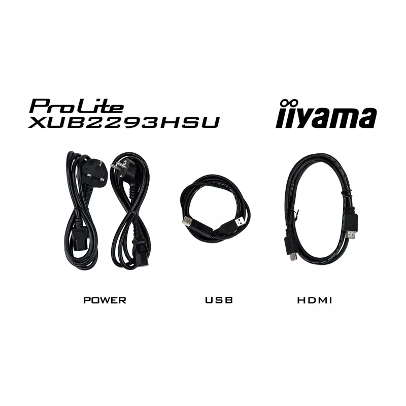 iiyama ProLite XUB2293HSU-B7 arvutimonitor 54,6 cm (21,5 tolli) 1920 x 1080 pikslit Full HD LED Must