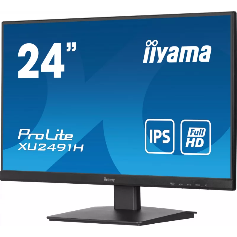 iiyama ProLite XU2491H-B1 arvutimonitor 60,5 cm (23,8 tolli) 1920 x 1080 pikslit Full HD LED Must