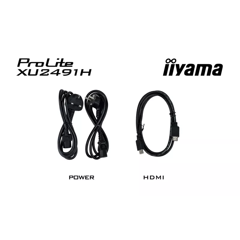 iiyama ProLite XU2491H-B1 arvutimonitor 60,5 cm (23,8 tolli) 1920 x 1080 pikslit Full HD LED Must