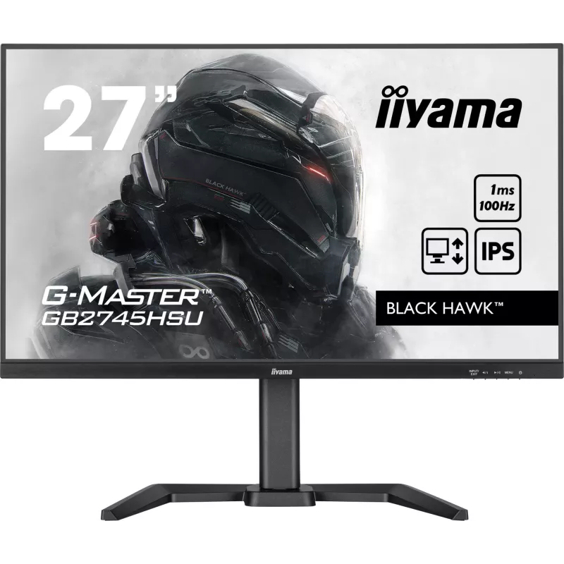 iiyama G-MASTER GB2745HSU-B2 arvutimonitor 68,6 cm (27 tolli) 1920 x 1080 pikslit Full HD LED must