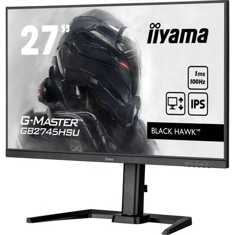 iiyama G-MASTER GB2745HSU-B2 arvutimonitor 68,6 cm (27 tolli) 1920 x 1080 pikslit Full HD LED must