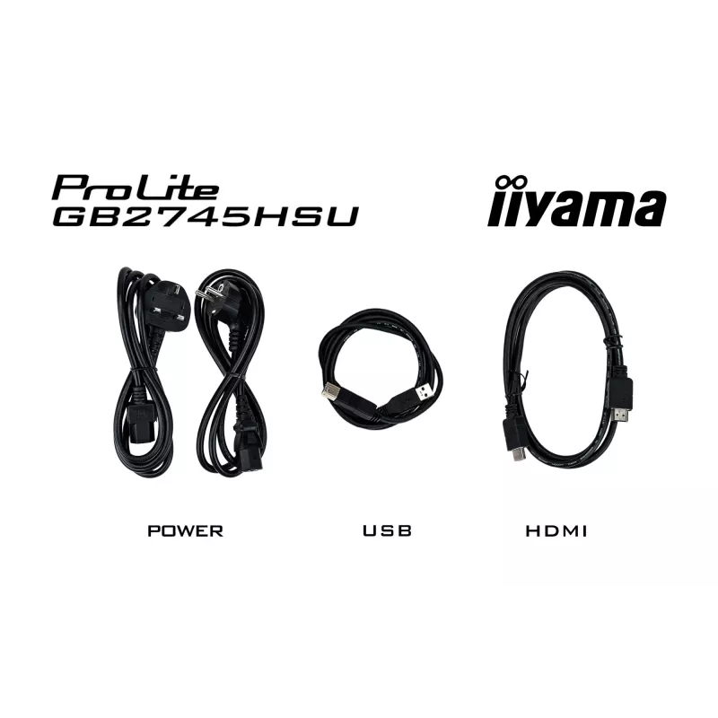 iiyama G-MASTER GB2745HSU-B2 arvutimonitor 68,6 cm (27 tolli) 1920 x 1080 pikslit Full HD LED must