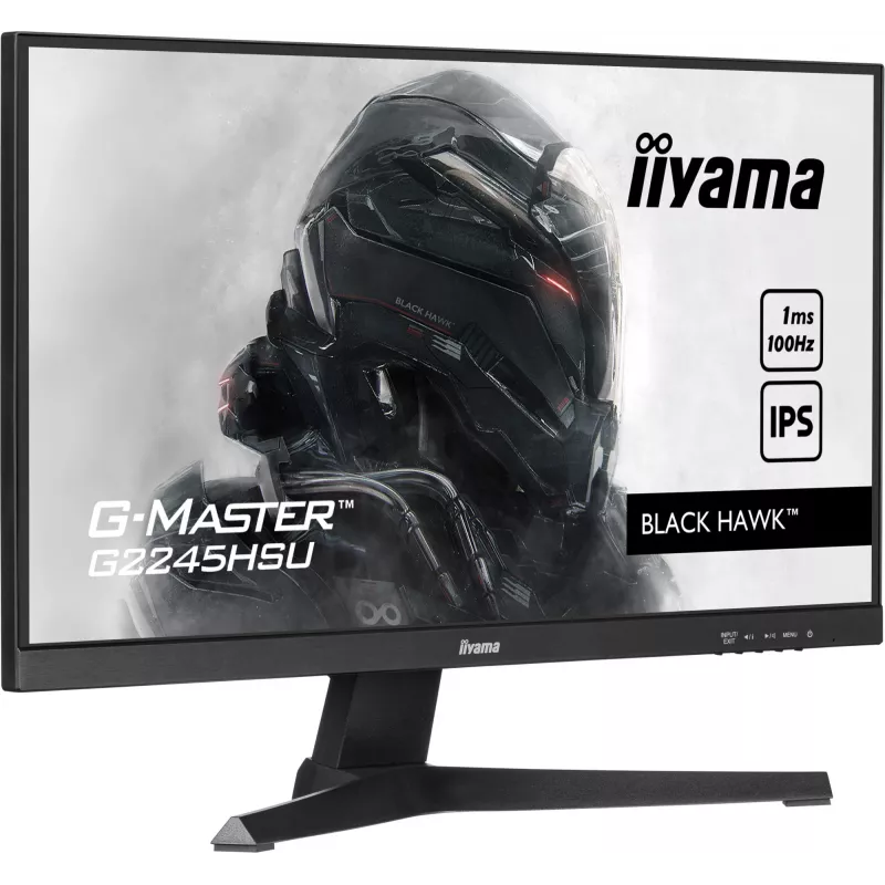 iiyama G-MASTER G2245HSU-B2 arvutimonitor 54,6 cm (21,5 tolli) 1920 x 1080 pikslit Full HD LED must