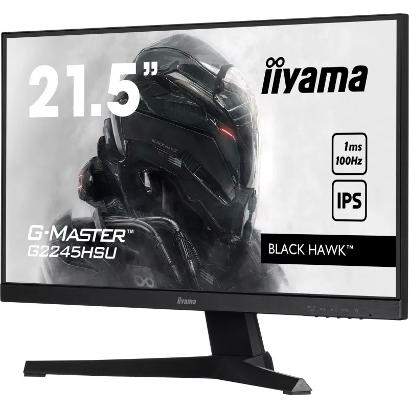 iiyama G-MASTER G2245HSU-B2 arvutimonitor 54,6 cm (21,5 tolli) 1920 x 1080 pikslit Full HD LED must