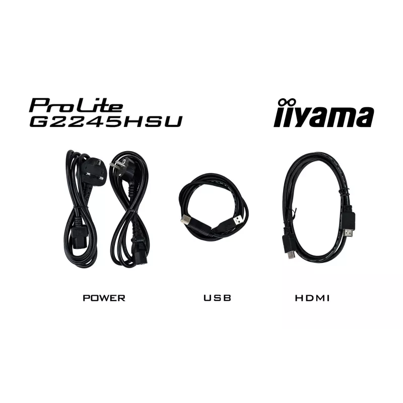 iiyama G-MASTER G2245HSU-B2 arvutimonitor 54,6 cm (21,5 tolli) 1920 x 1080 pikslit Full HD LED must