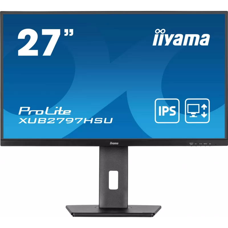 iiyama ProLite XUB2797HSU-B2 arvutimonitor 68,6 cm (27 tolli) 1920 x 1080 pikslit Full HD LED must
