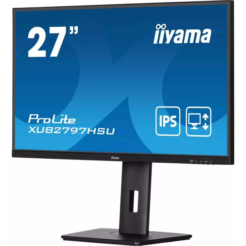 iiyama ProLite XUB2797HSU-B2 arvutimonitor 68,6 cm (27 tolli) 1920 x 1080 pikslit Full HD LED must