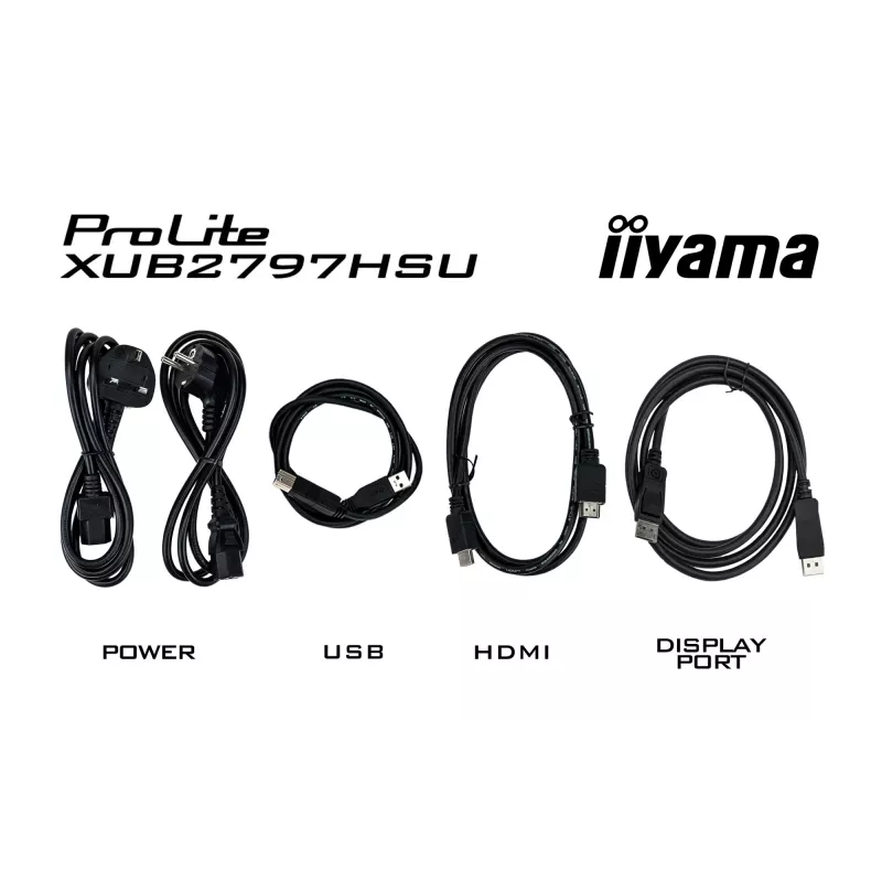 iiyama ProLite XUB2797HSU-B2 arvutimonitor 68,6 cm (27 tolli) 1920 x 1080 pikslit Full HD LED must