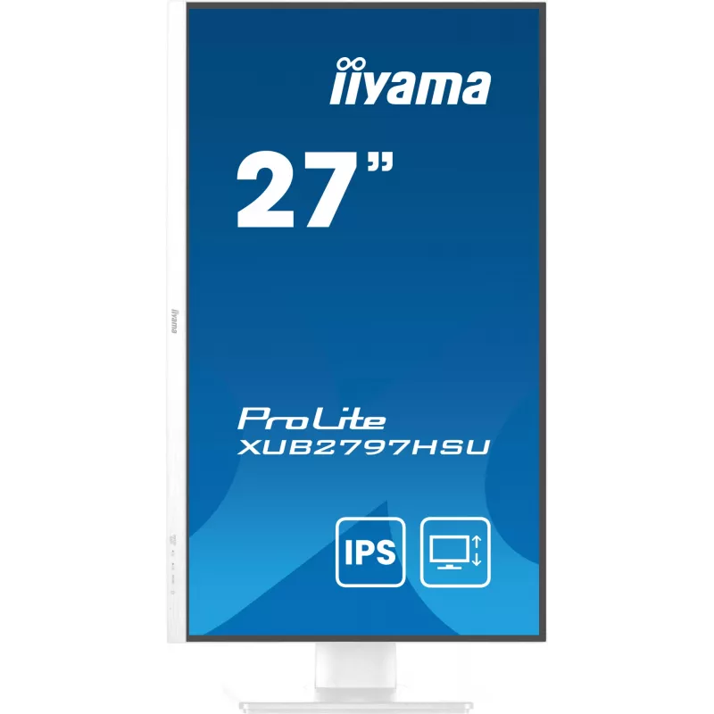 iiyama ProLite XUB2797HSU-W2 arvutimonitor 68.6 cm (27 tolli) 1920 x 1080 pikslit Full HD LED Valge