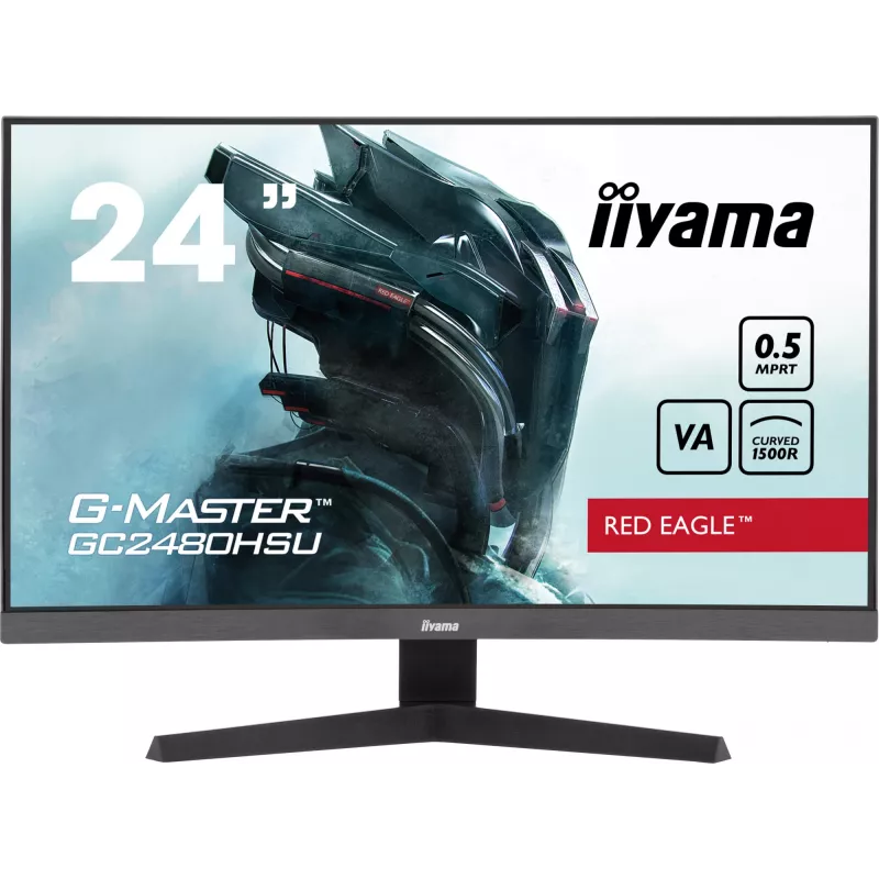 iiyama G-MASTER GC2480HSU-B1 arvutimonitor 59,9 cm (23,6 tolli) 1920 x 1080 pikslit Full HD LED Must