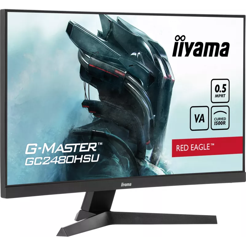 iiyama G-MASTER GC2480HSU-B1 arvutimonitor 59,9 cm (23,6 tolli) 1920 x 1080 pikslit Full HD LED Must