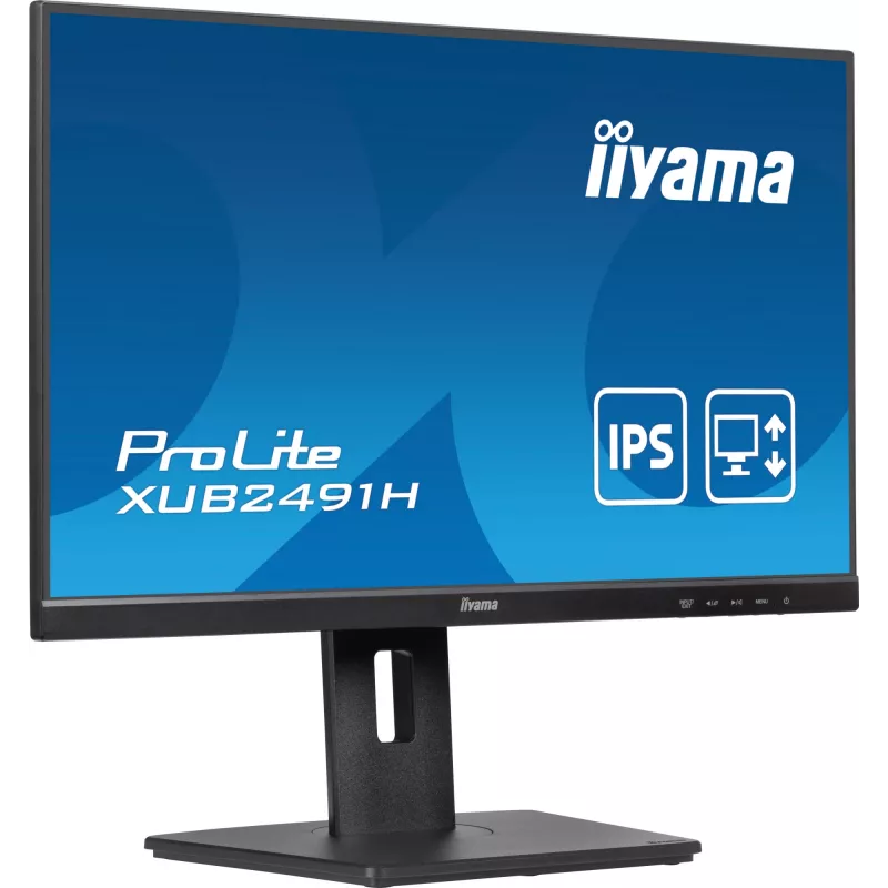 iiyama ProLite XUB2491H-B1 arvutimonitor 60,5 cm (23,8 tolli) 1920 x 1080 pikslit Full HD LED must
