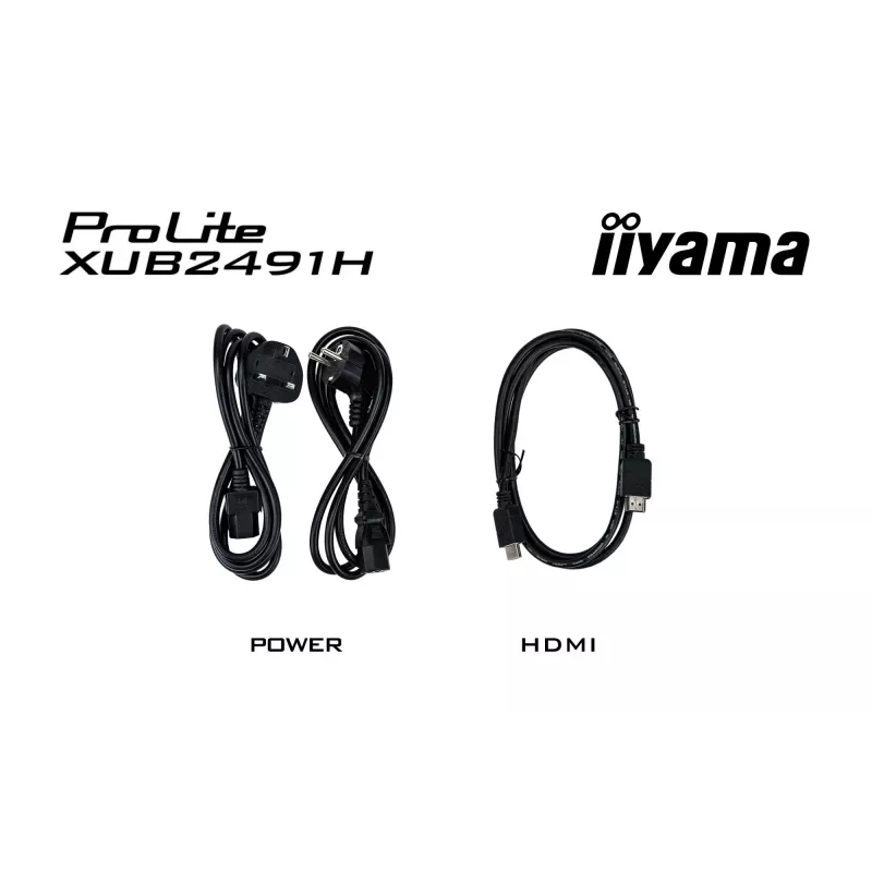 iiyama ProLite XUB2491H-B1 arvutimonitor 60,5 cm (23,8 tolli) 1920 x 1080 pikslit Full HD LED must