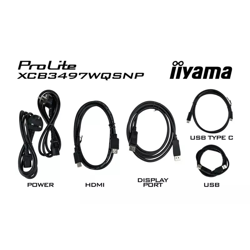 iiyama ProLite XCB3497WQSNP-B1 arvutimonitor 86,4 cm (34 tolli) 3440 x 1440 pikslit UltraWide Quad HD LED must