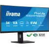 iiyama ProLite XCB3497WQSNP-B1 arvutimonitor 86,4 cm (34 tolli) 3440 x 1440 pikslit UltraWide Quad HD LED must