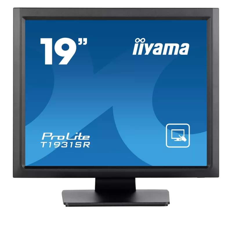iiyama ProLite T1931SR-B1S arvutimonitor 48,3 cm (19 tolli) 1280 x 1024 pikslit SXGA LCD puuteekraan Must