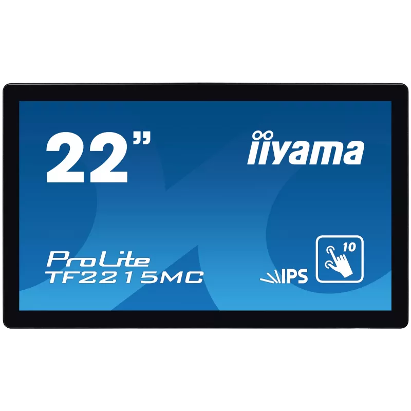 iiyama ProLite TF2215MC-B2 arvutimonitor 54,6 cm (21,5 tolli) 1920 x 1080 pikslit Full HD LED puuteekraaniga mitme kasutaja jaoks