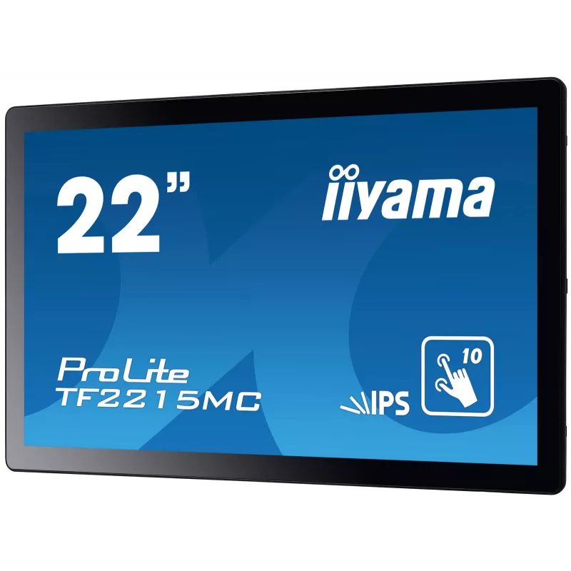 iiyama ProLite TF2215MC-B2 arvutimonitor 54,6 cm (21,5 tolli) 1920 x 1080 pikslit Full HD LED puuteekraaniga mitme kasutaja jaoks