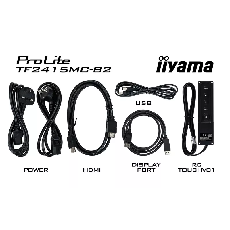 iiyama ProLite TF2215MC-B2 arvutimonitor 54,6 cm (21,5 tolli) 1920 x 1080 pikslit Full HD LED puuteekraaniga mitme kasutaja jaoks