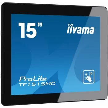 iiyama TF1515MC-B2 arvutimonitor 38,1 cm (15 tolli) 1024 x 768 pikslit XGA LED puuteekraan Must