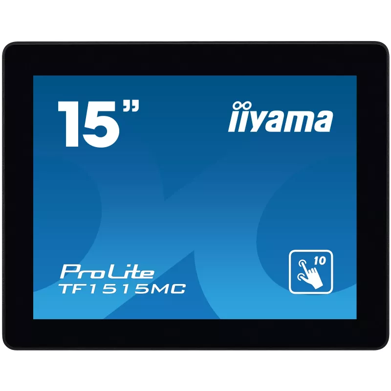iiyama TF1515MC-B2 arvutimonitor 38,1 cm (15 tolli) 1024 x 768 pikslit XGA LED puuteekraan Must