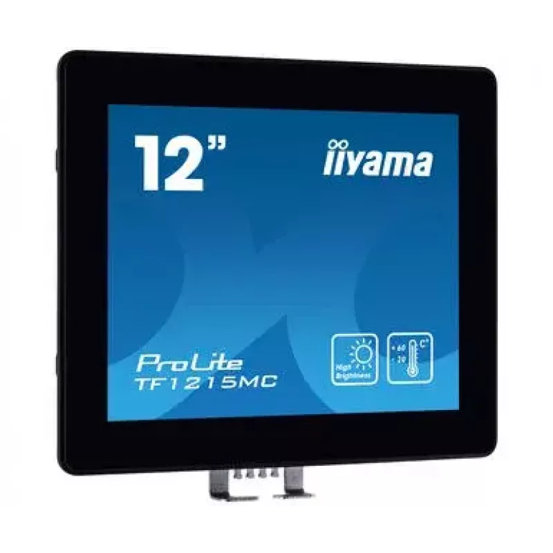 iiyama TF1215MC-B1 arvutimonitor 30,7 cm (12,1 tolli) 1024 x 768 pikslit LCD puuteekraaniga Must