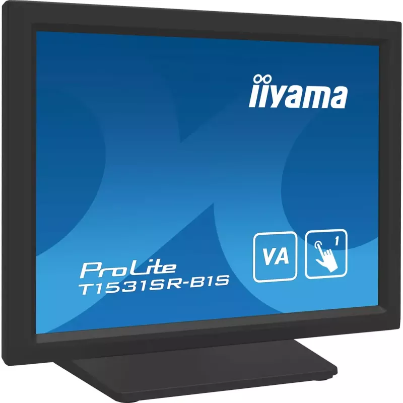 iiyama T1531SR-B1S arvutimonitor 38,1 cm (15 tolli) 1024 x 768 pikslit XGA LCD puuteekraaniga must