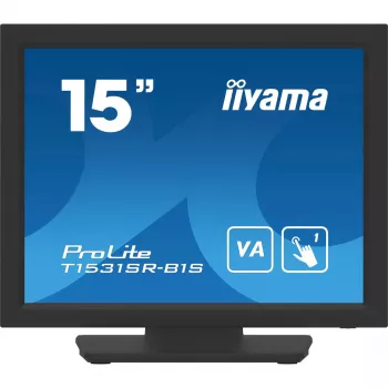 iiyama T1531SR-B1S arvutimonitor 38,1 cm (15 tolli) 1024 x 768 pikslit XGA LCD puuteekraaniga must