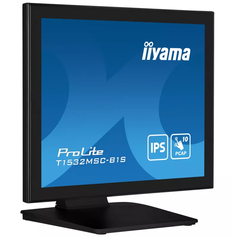 iiyama ProLite T1532MSC-B1S arvutimonitor 38,1 cm (15 tolli) 1024 x 768 pikslit XGA LCD puuteekraan Must