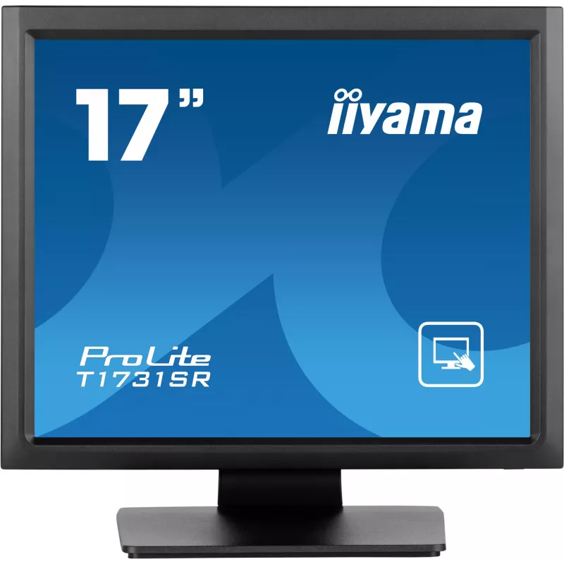 iiyama ProLite T1731SR-B1S arvutimonitor 43,2 cm (17 tolli) 1280 x 1024 pikslit SXGA LCD puuteekraaniga Must