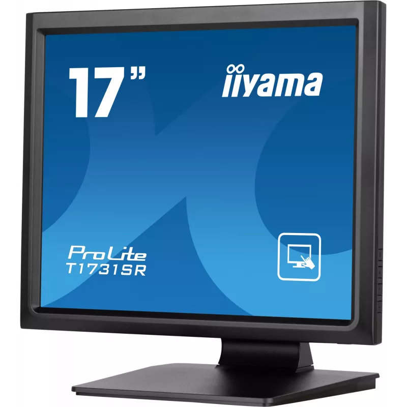 iiyama ProLite T1731SR-B1S arvutimonitor 43,2 cm (17 tolli) 1280 x 1024 pikslit SXGA LCD puuteekraaniga Must