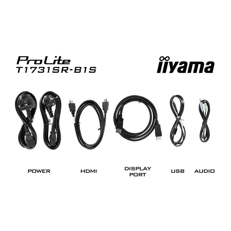 iiyama ProLite T1731SR-B1S arvutimonitor 43,2 cm (17 tolli) 1280 x 1024 pikslit SXGA LCD puuteekraaniga Must