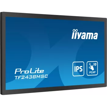 iiyama TF2438MSC-B1 arvutimonitor 60,5 cm (23,8 tolli) 1920 x 1080 pikslit Full HD LED puuteekraaniga must
