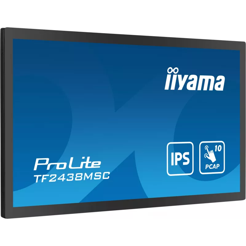 iiyama TF2438MSC-B1 arvutimonitor 60,5 cm (23,8 tolli) 1920 x 1080 pikslit Full HD LED puuteekraaniga must