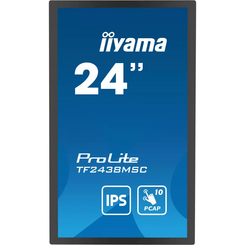 iiyama TF2438MSC-B1 arvutimonitor 60,5 cm (23,8 tolli) 1920 x 1080 pikslit Full HD LED puuteekraaniga must
