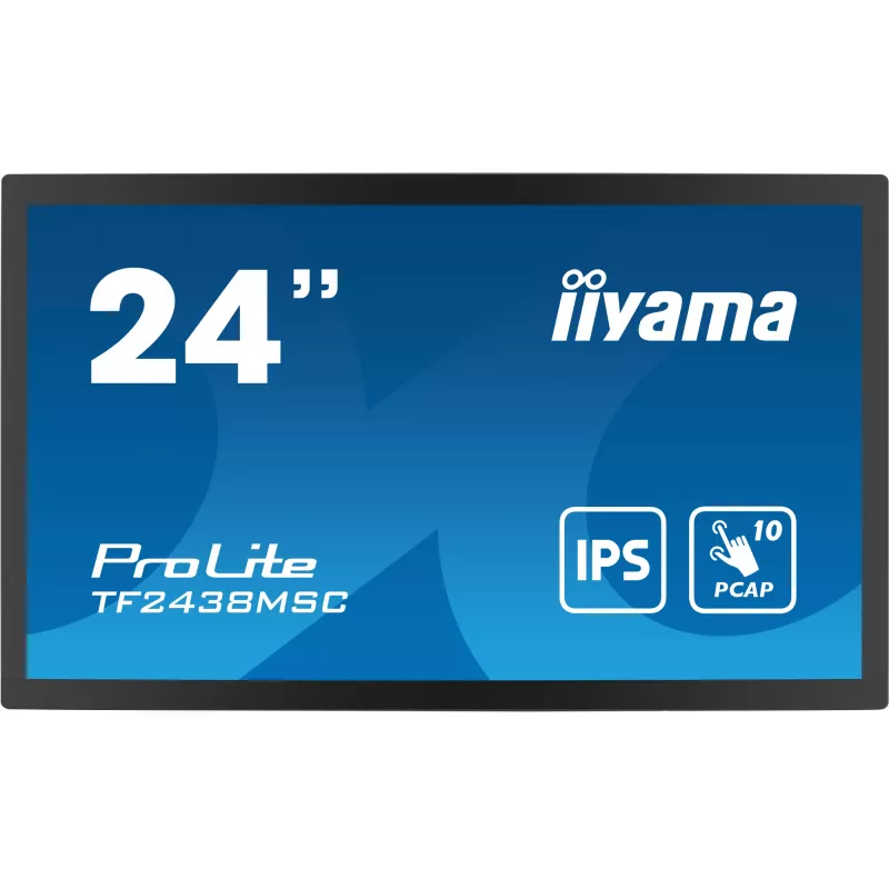 iiyama TF2438MSC-B1 arvutimonitor 60,5 cm (23,8 tolli) 1920 x 1080 pikslit Full HD LED puuteekraaniga must