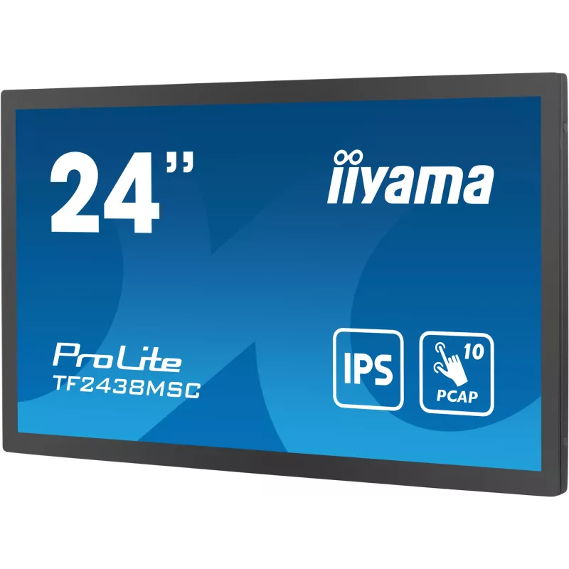 iiyama TF2438MSC-B1 arvutimonitor 60,5 cm (23,8 tolli) 1920 x 1080 pikslit Full HD LED puuteekraaniga must