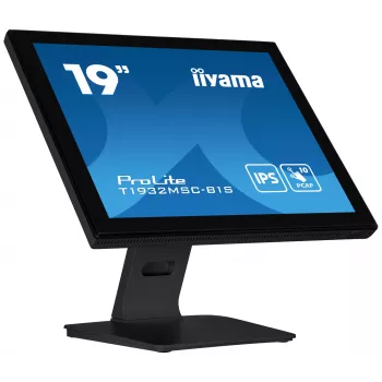 iiyama ProLite T1932MSC-B1S arvutimonitor 48,3 cm (19 tolli) 1280 x 1024 pikslit Full HD LED puuteekraan lauaarvutile must