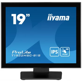 iiyama ProLite T1932MSC-B1S arvutimonitor 48,3 cm (19 tolli) 1280 x 1024 pikslit Full HD LED puuteekraan lauaarvutile must